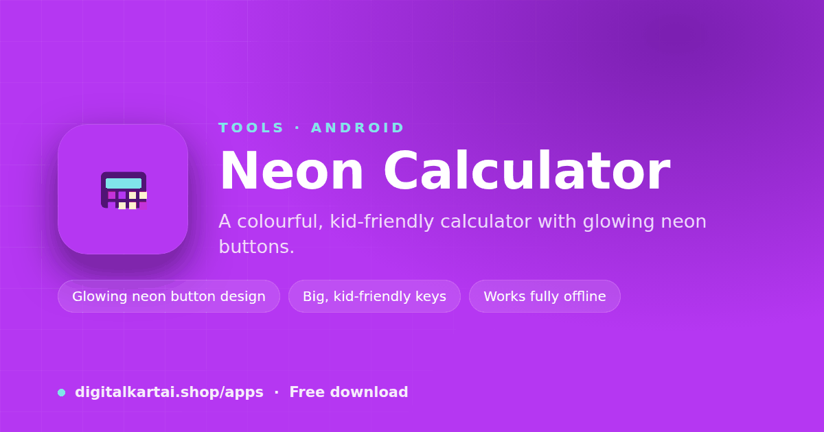 Neon Calculator preview