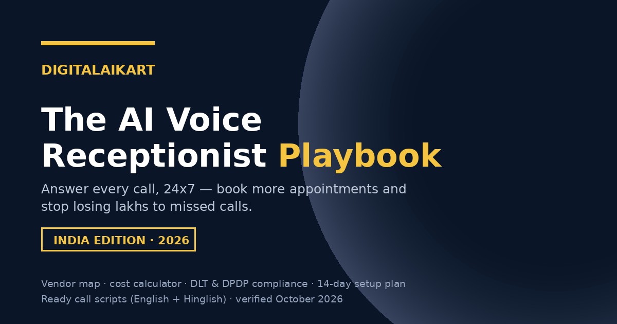 The AI Voice Receptionist Playbook — India Edition 2026