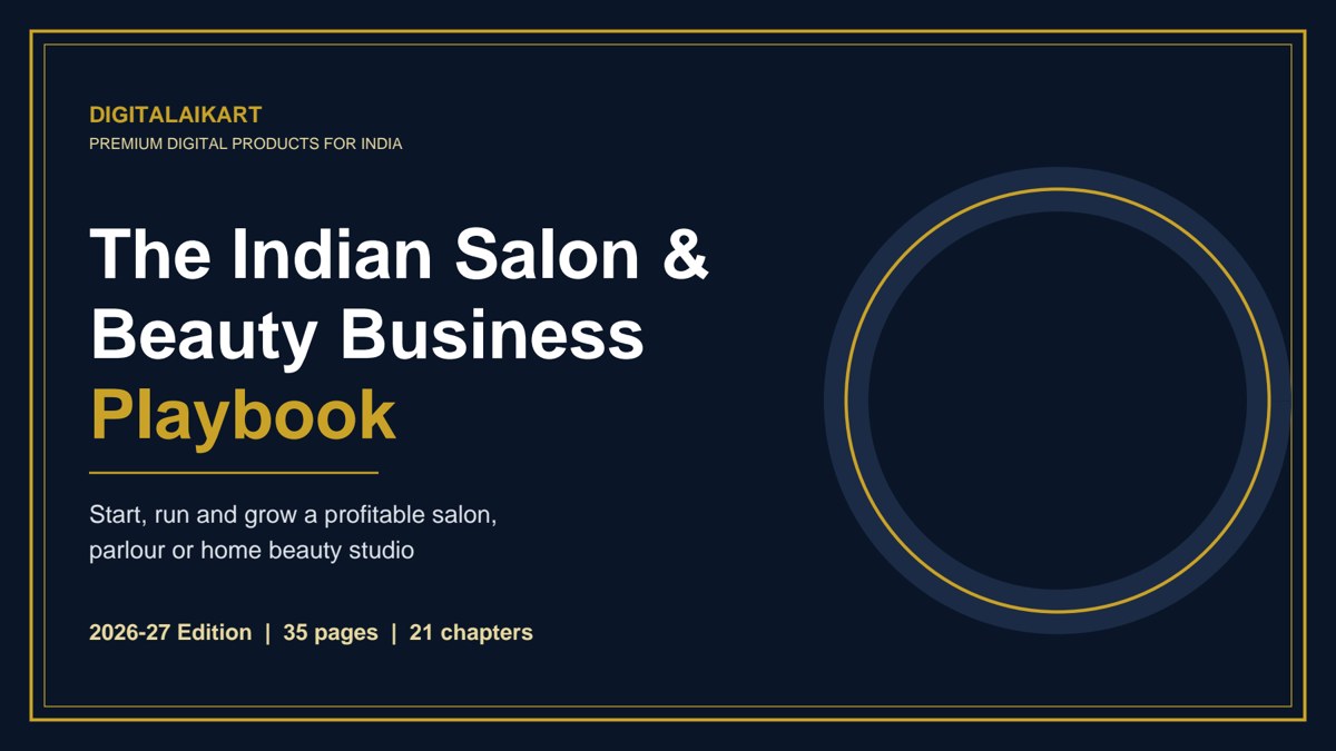 The Indian Salon and Beauty Business Playbook 2026-27