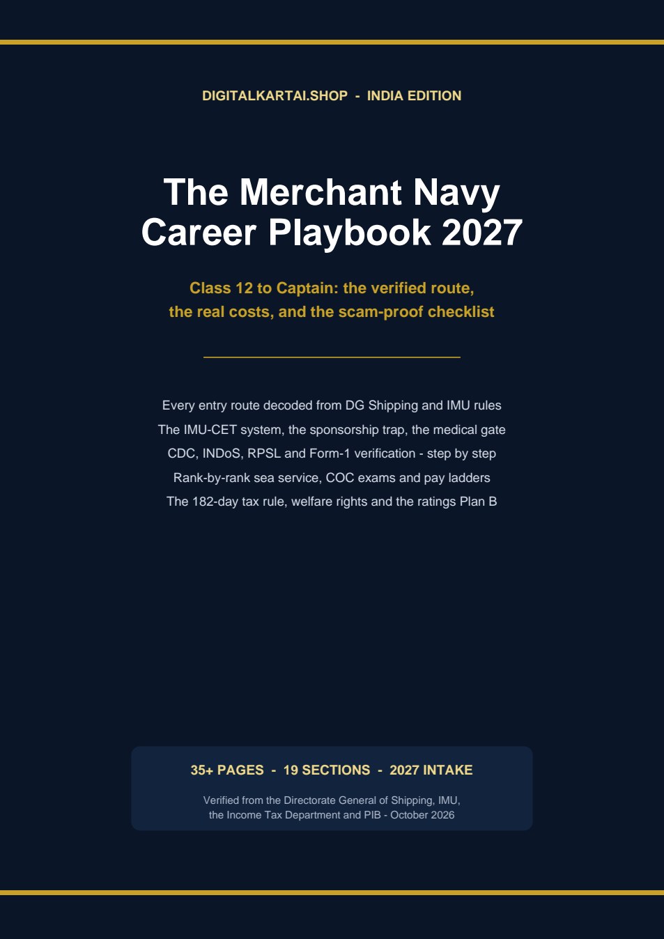 The Merchant Navy Career Playbook 2027 - India Edition